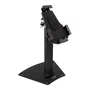 TooQ Soporte de Mesa Antirrobo para Tablet TQTDS0811 Negro, Ajustable (7.9"-10.5"), con Candado, Base Fija, Inclinación y Rotación Completa